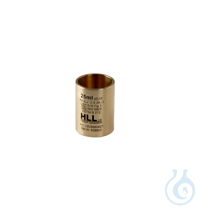 Measuring beaker 25 ml made of brass according to ASTM B212-17 Precise,...